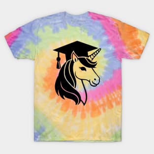 Unicorn Graduate Cartoon T-Shirt